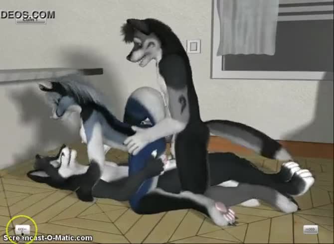 Video :Animal porn tube of dogs having threesome sex